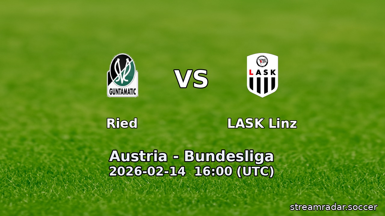 Ried vs LASK Linz