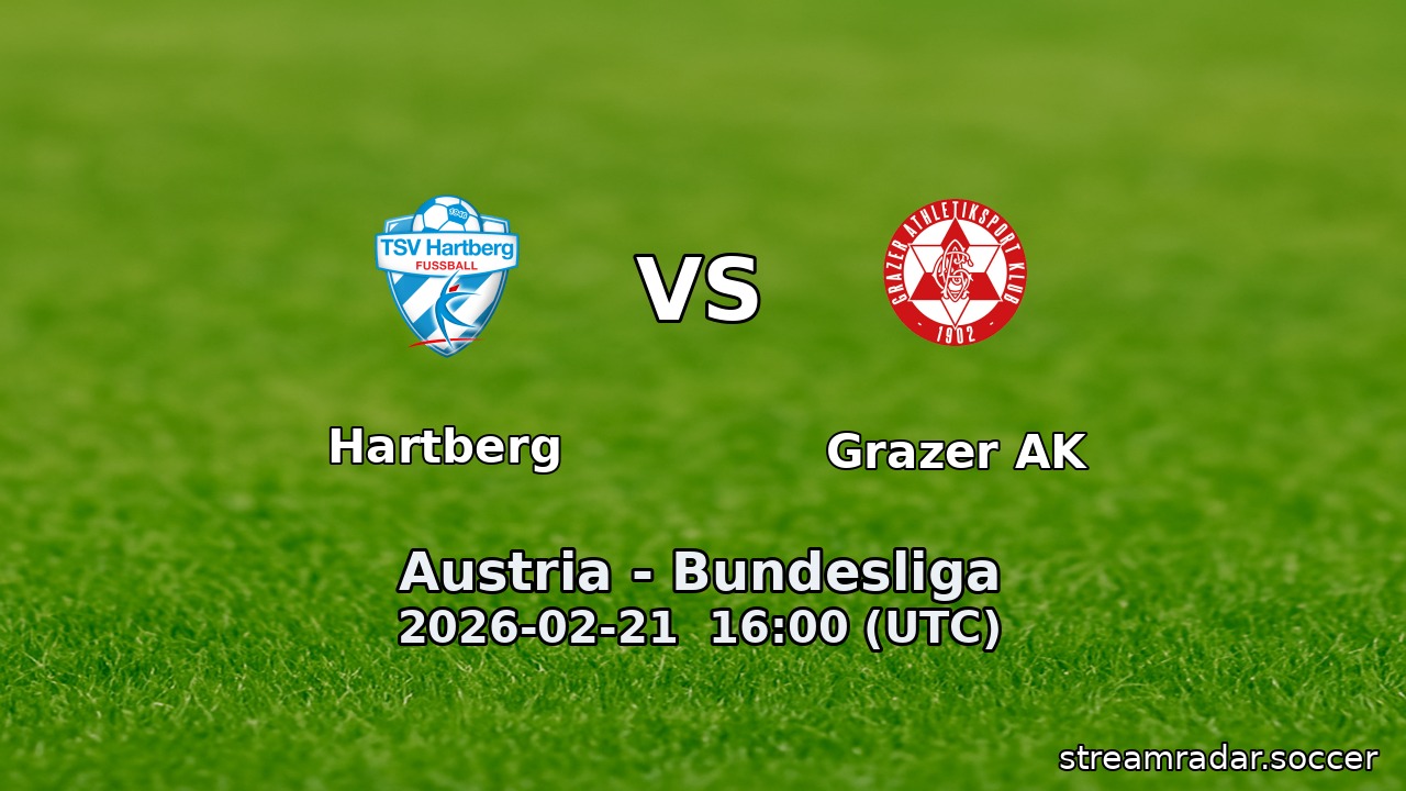 Hartberg vs Grazer AK