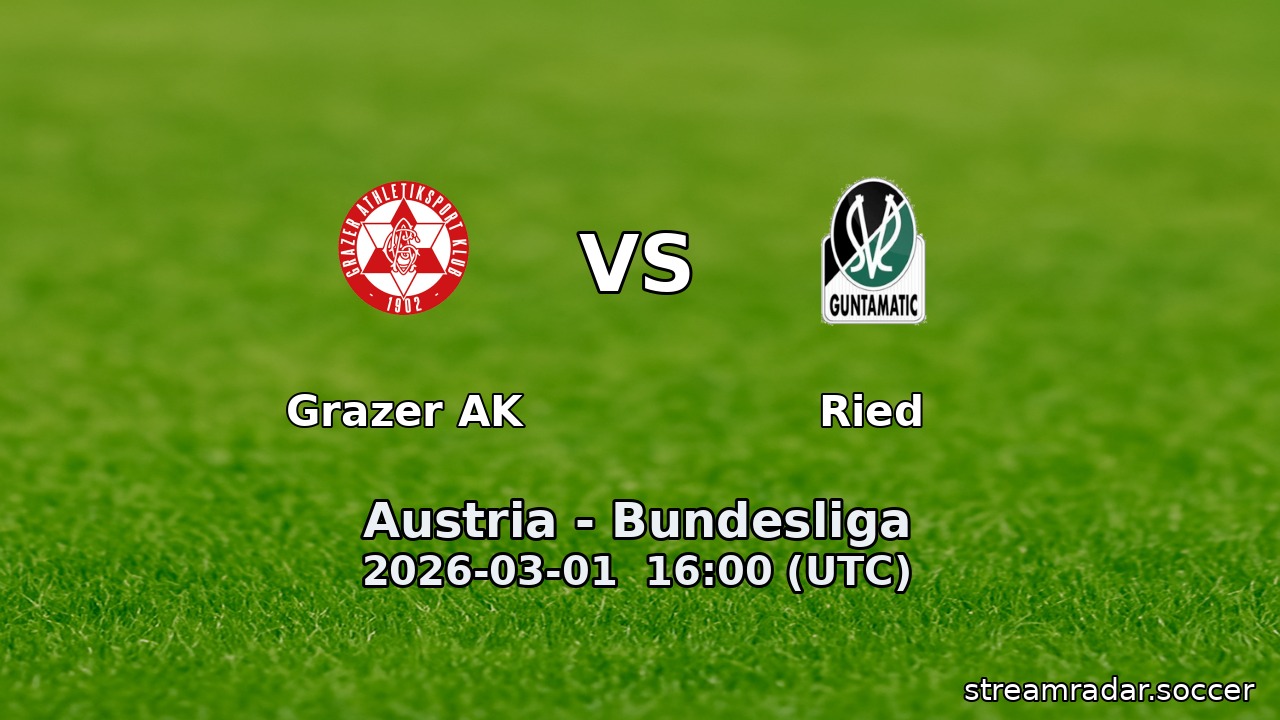 Grazer AK vs Ried