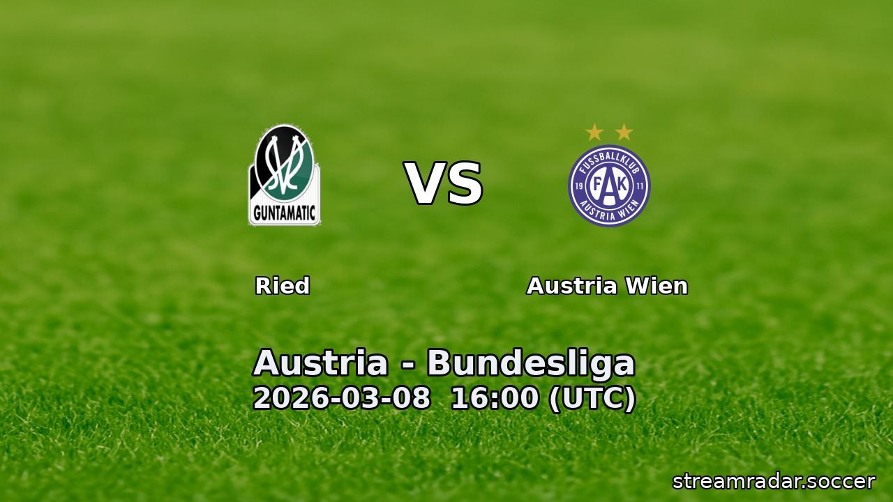 Ried vs Austria Wien