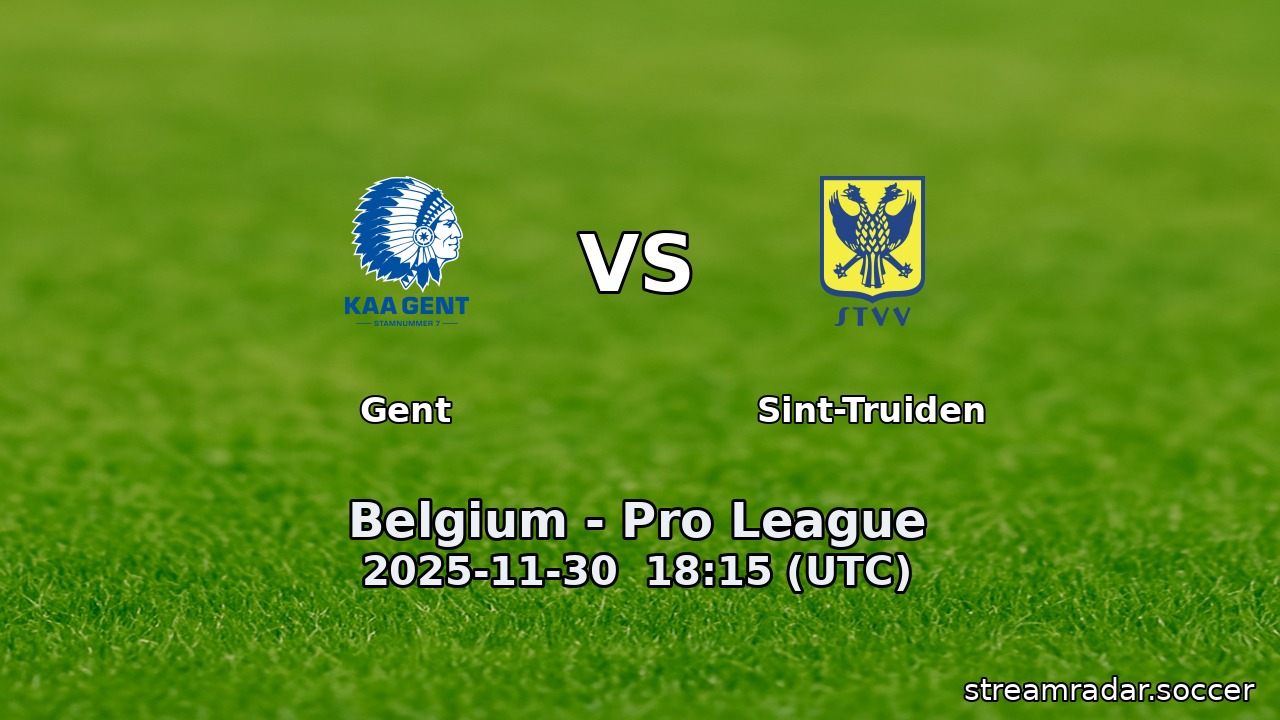 Gent vs Sint-Truiden