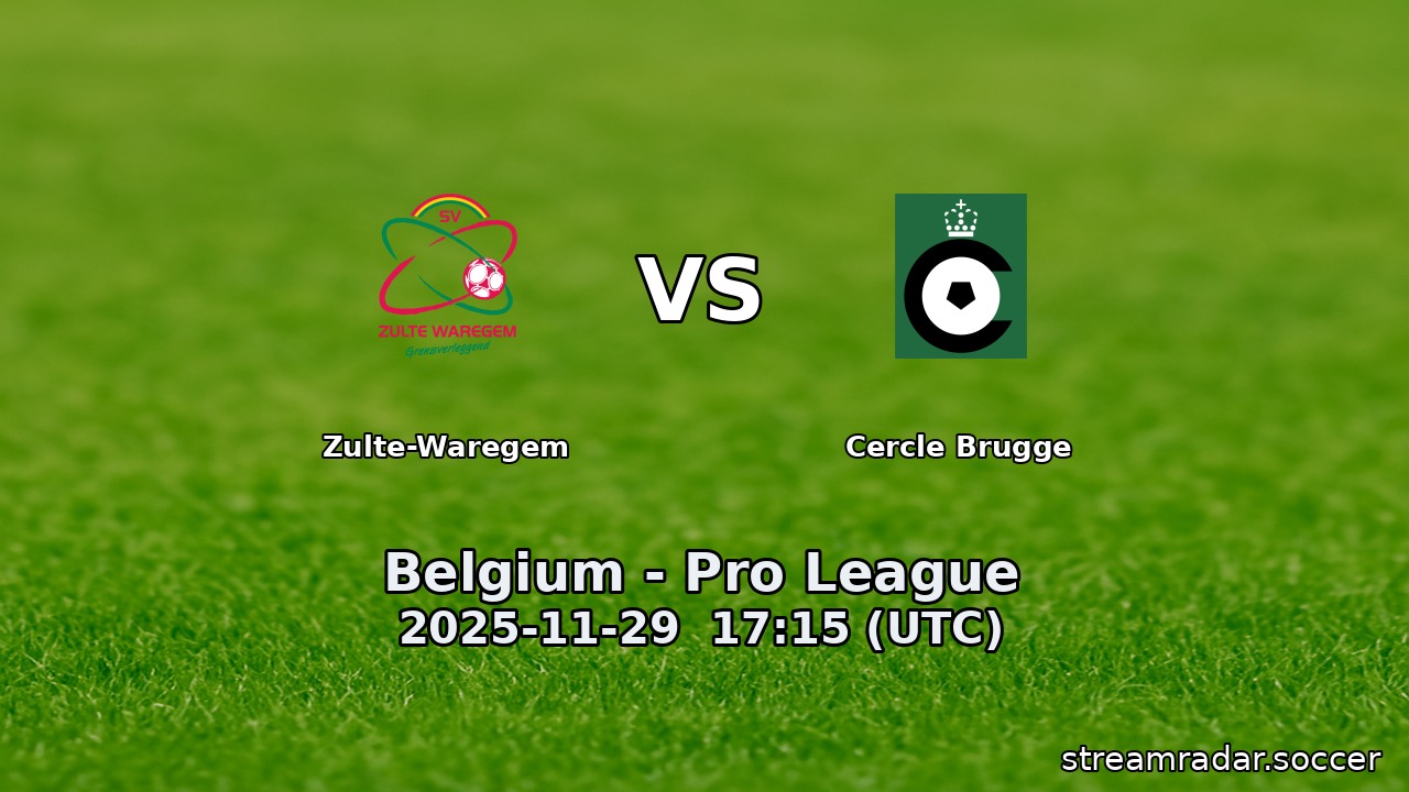 Zulte-Waregem vs Cercle Brugge