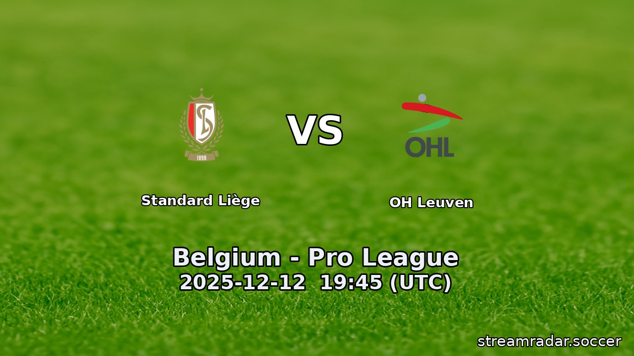 Standard Liège vs OH Leuven