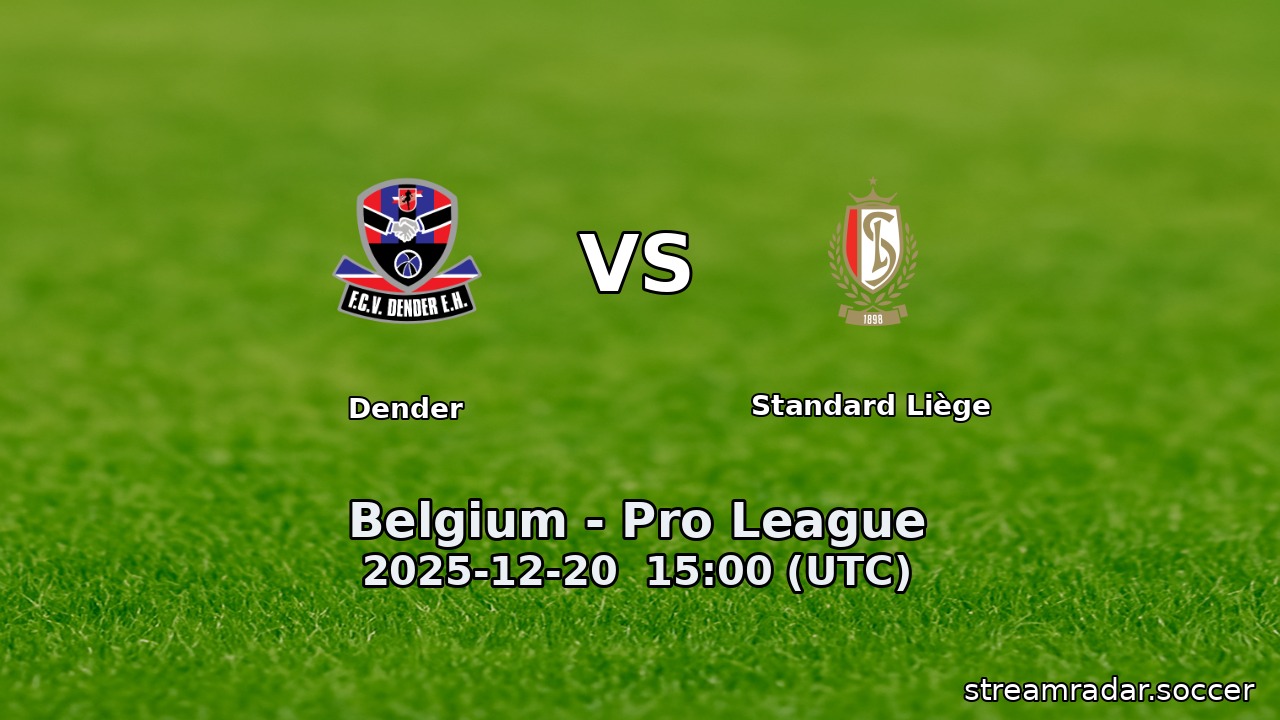 Dender vs Standard Liège