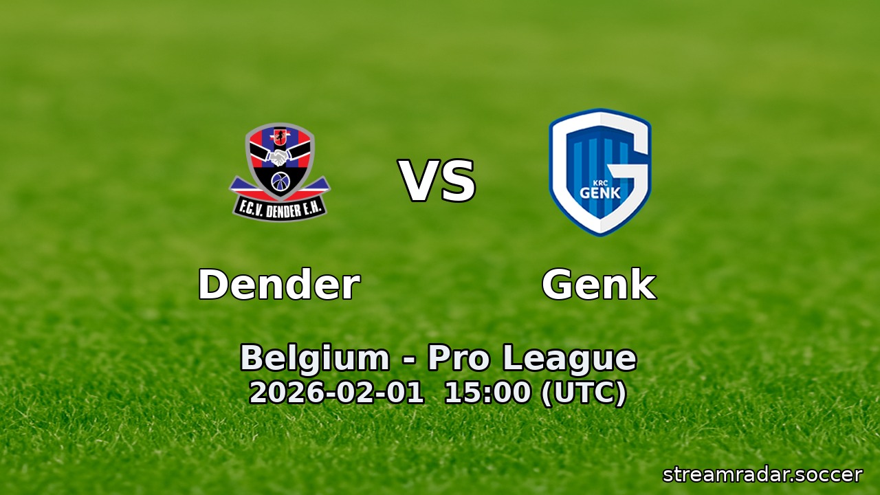 Dender vs Genk