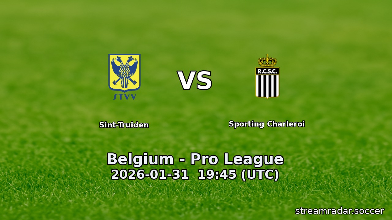 Sint-Truiden vs Sporting Charleroi