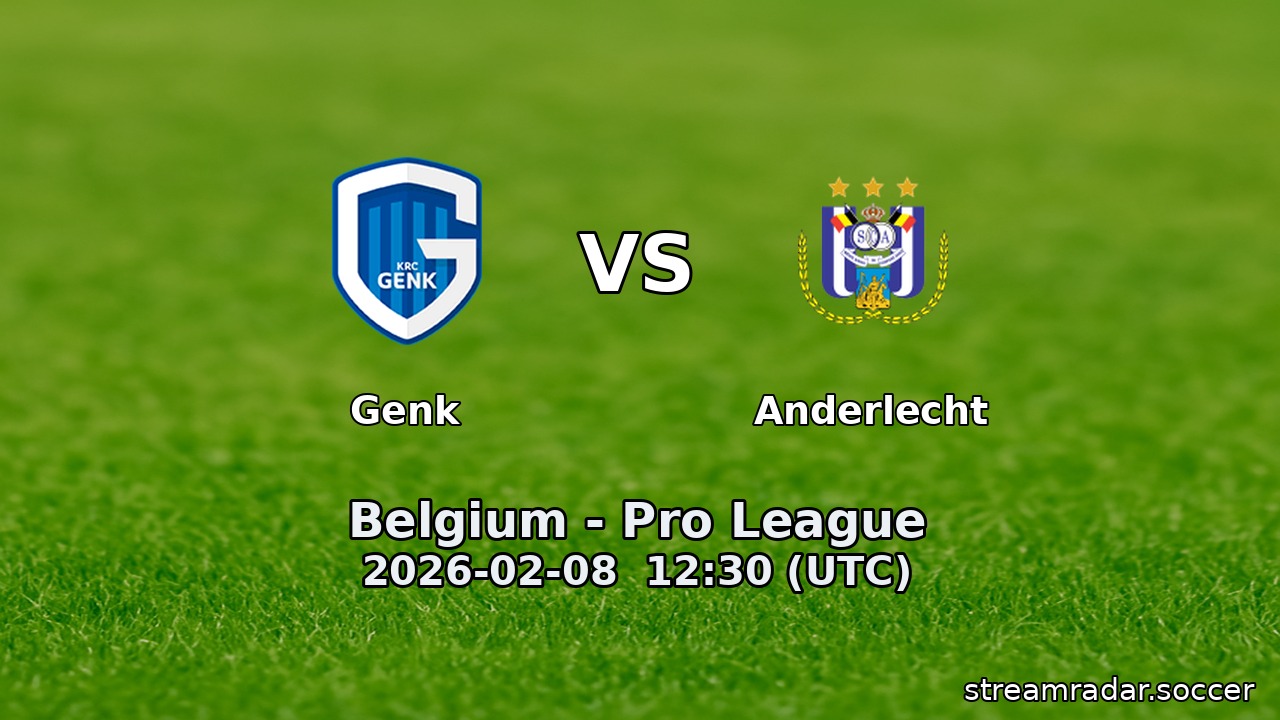Genk vs Anderlecht