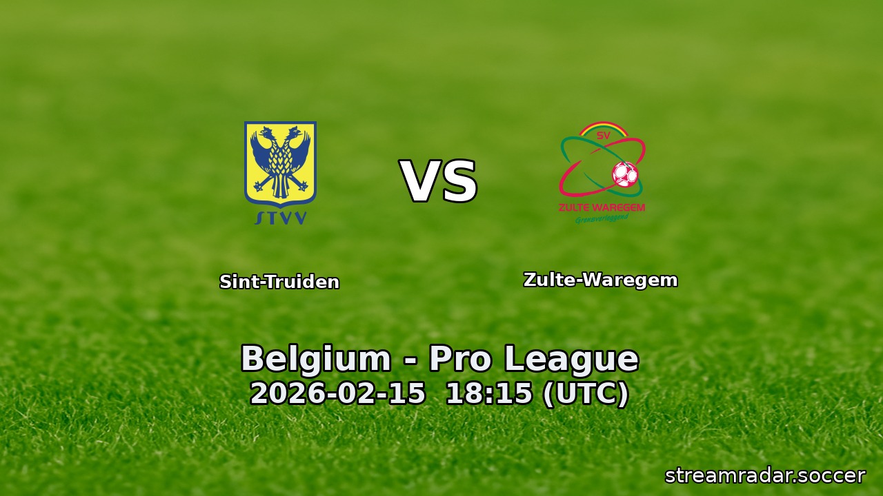 Sint-Truiden vs Zulte-Waregem