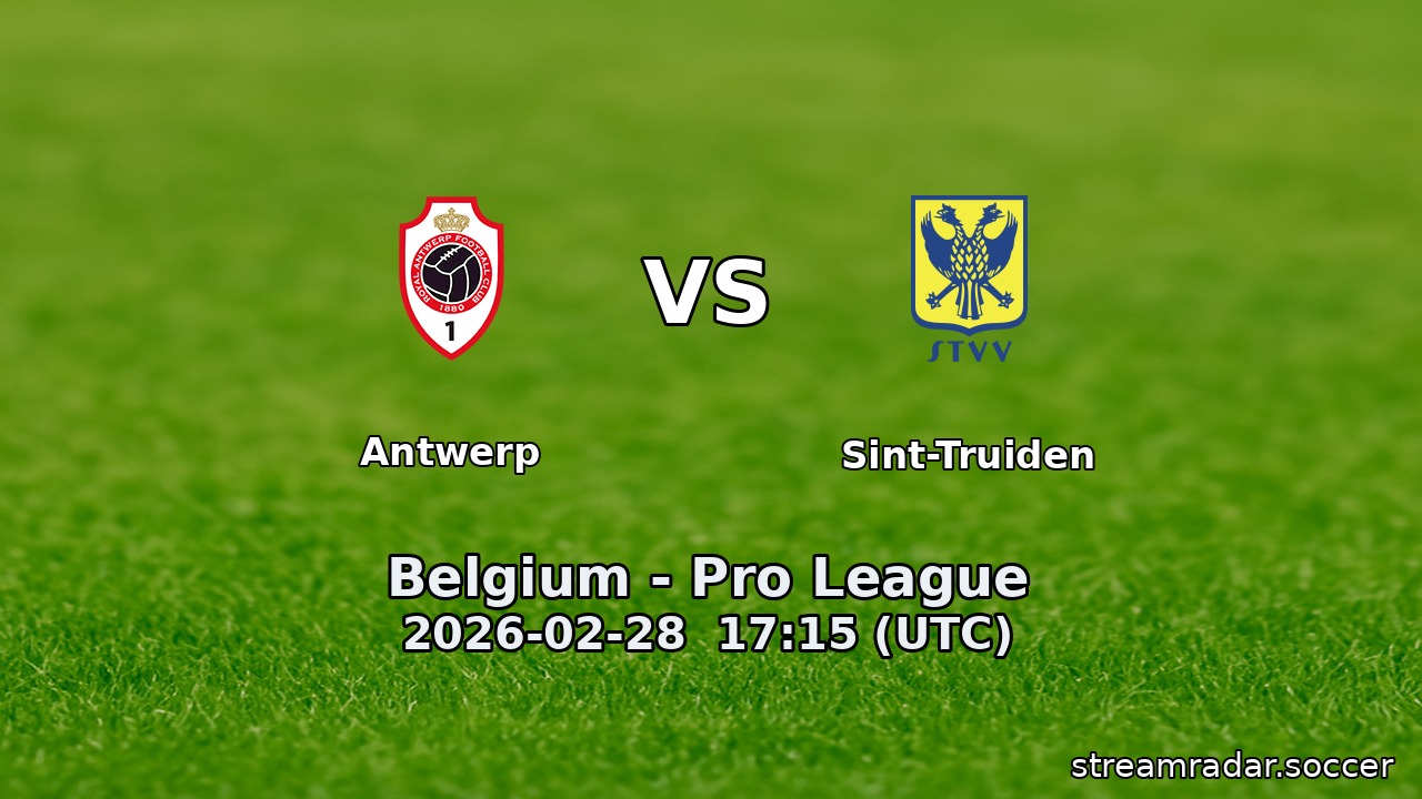 Antwerp vs Sint-Truiden