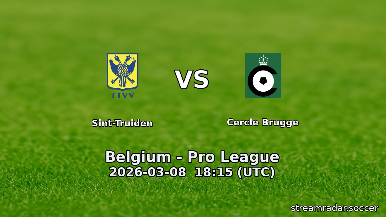Sint-Truiden vs Cercle Brugge