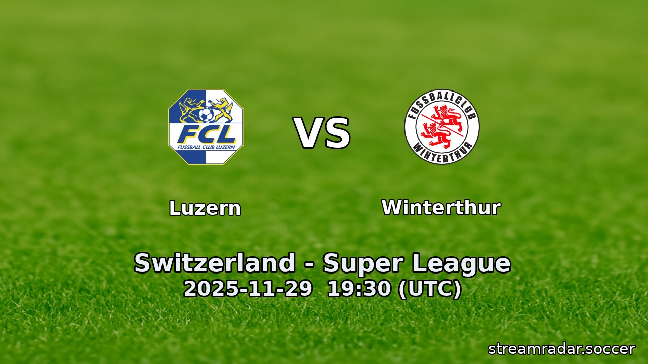 Luzern vs Winterthur