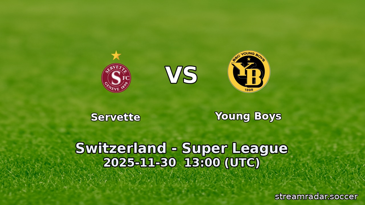 Servette vs Young Boys