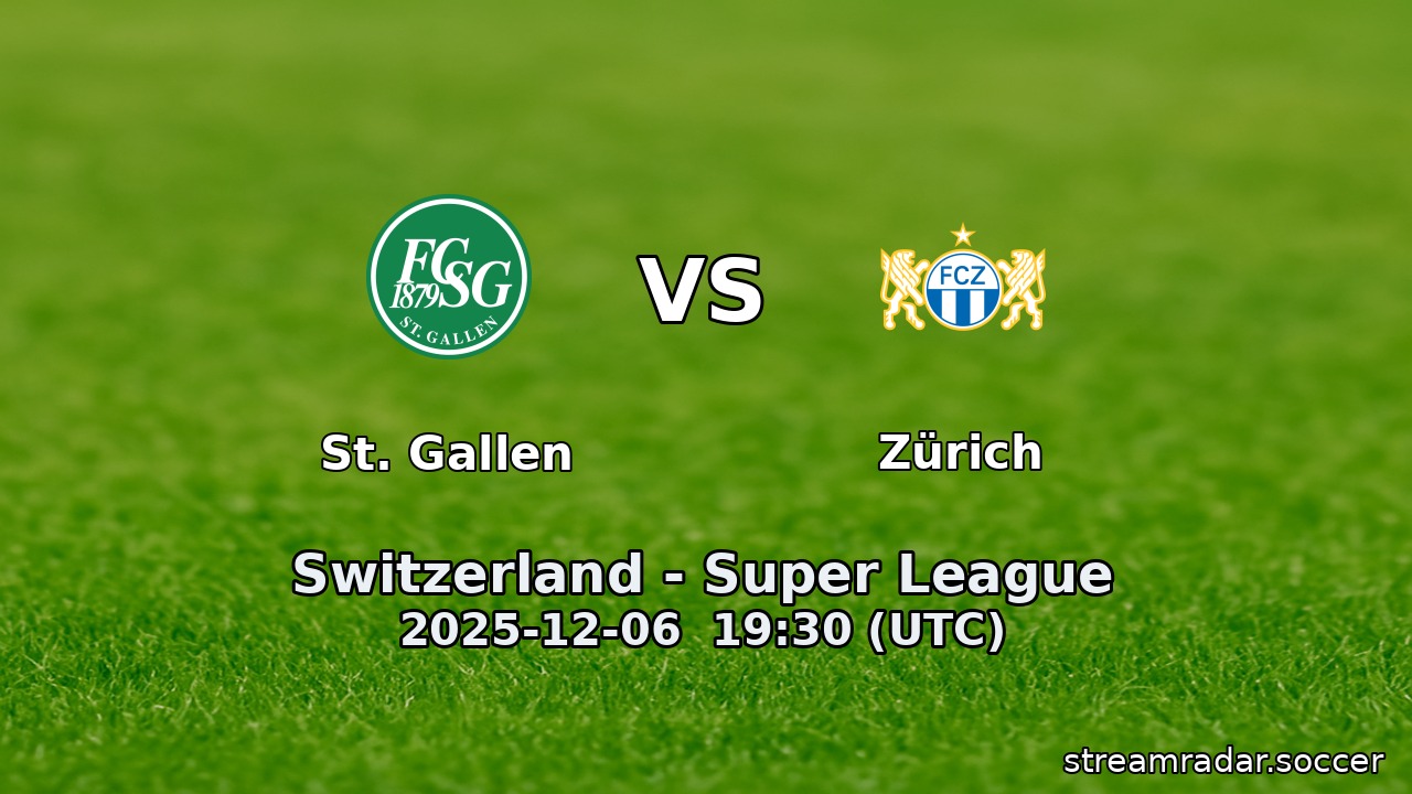 St. Gallen vs Zürich