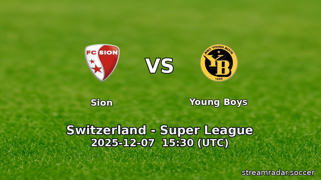 Sion vs Young Boys