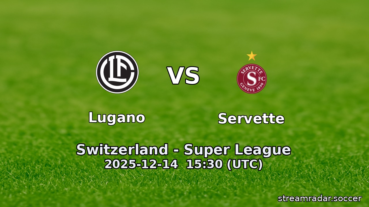 Lugano vs Servette