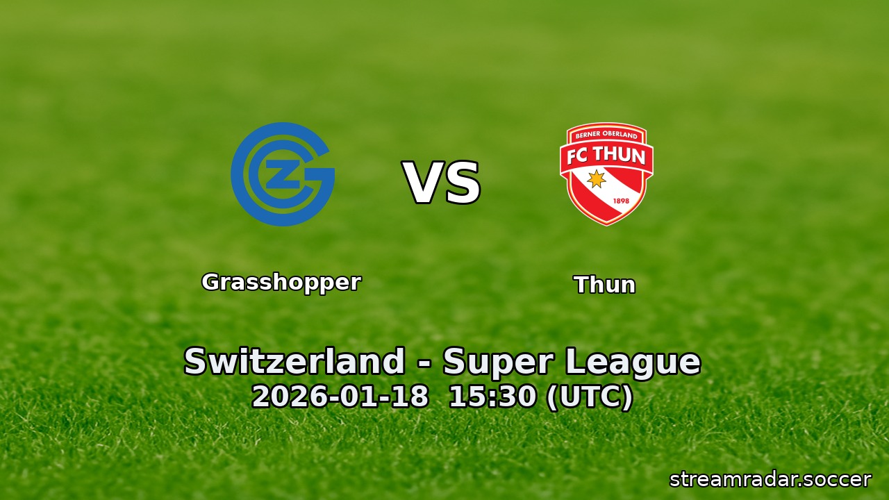 Grasshopper vs Thun