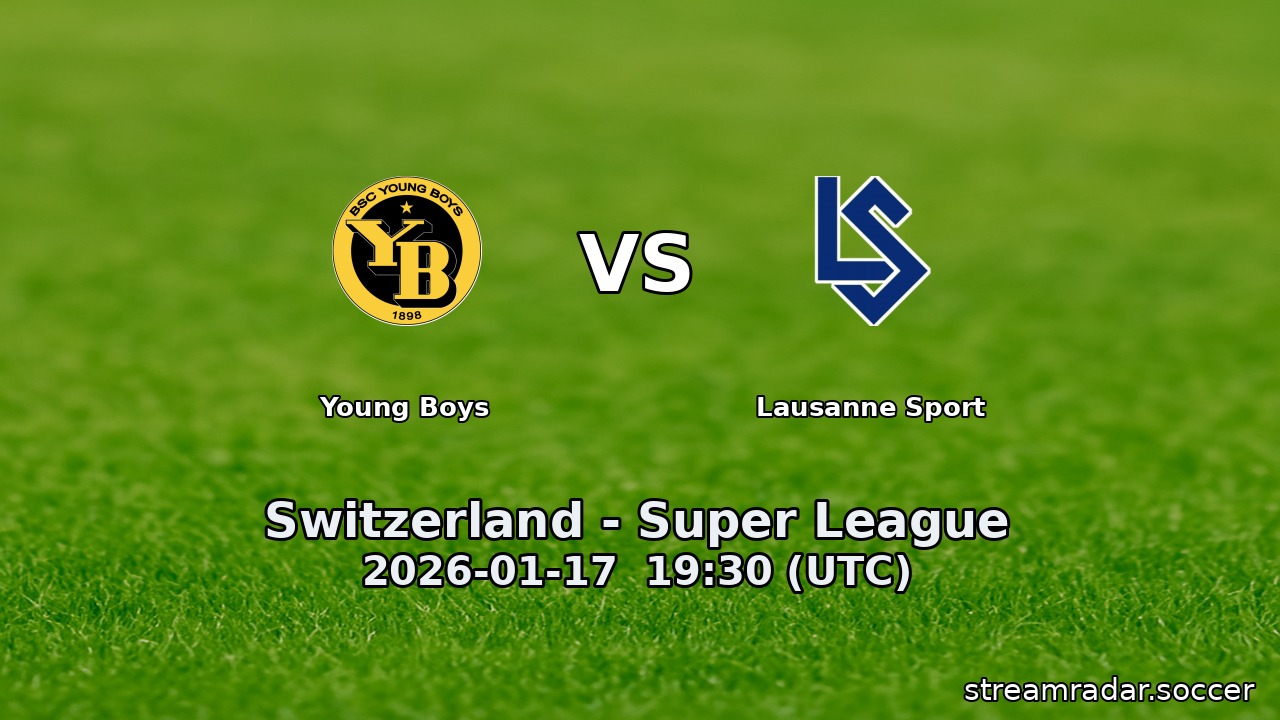 Young Boys vs Lausanne Sport