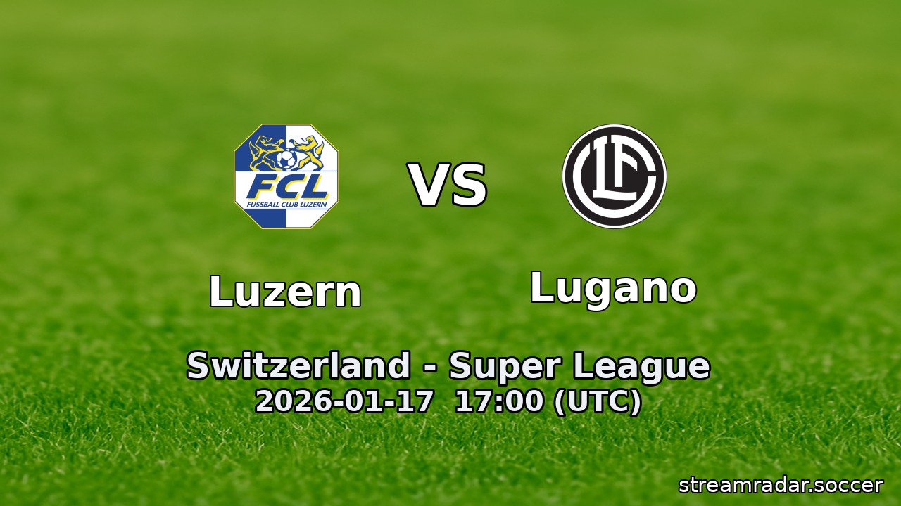 Luzern vs Lugano