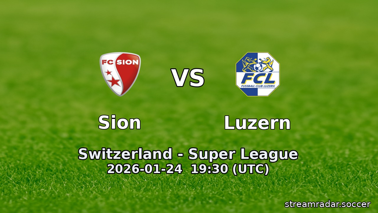 Sion vs Luzern