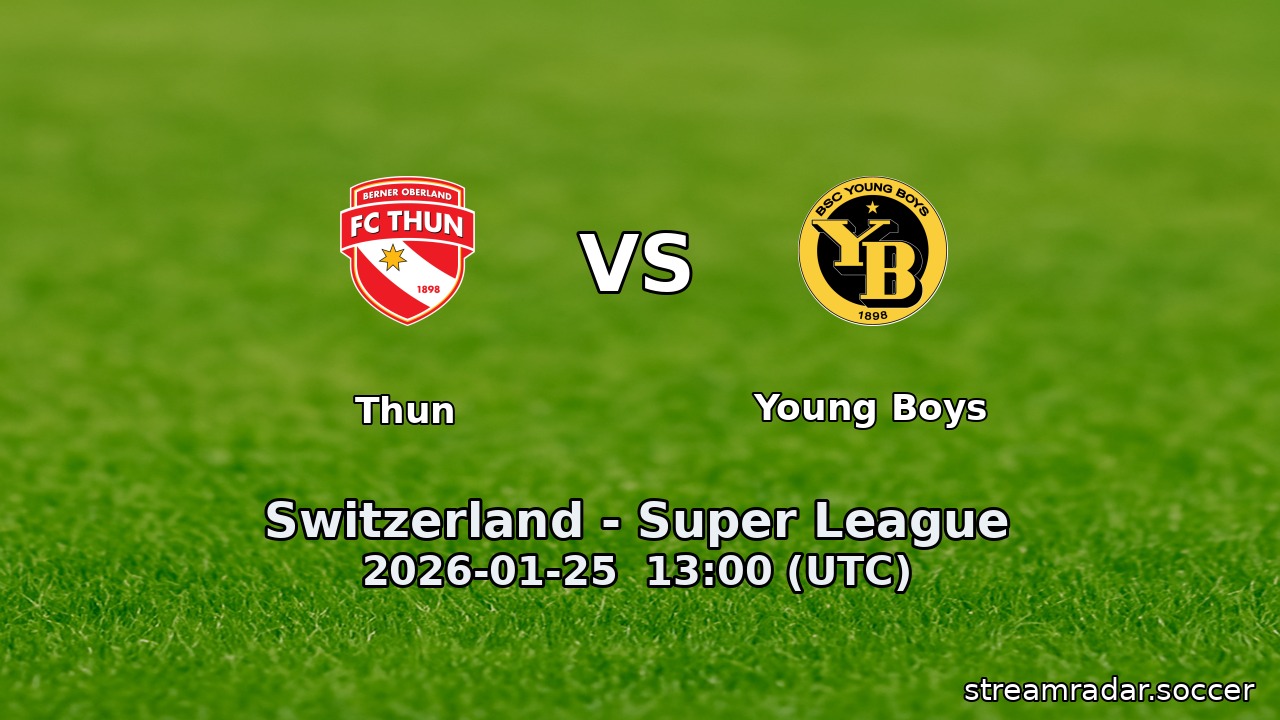Thun vs Young Boys