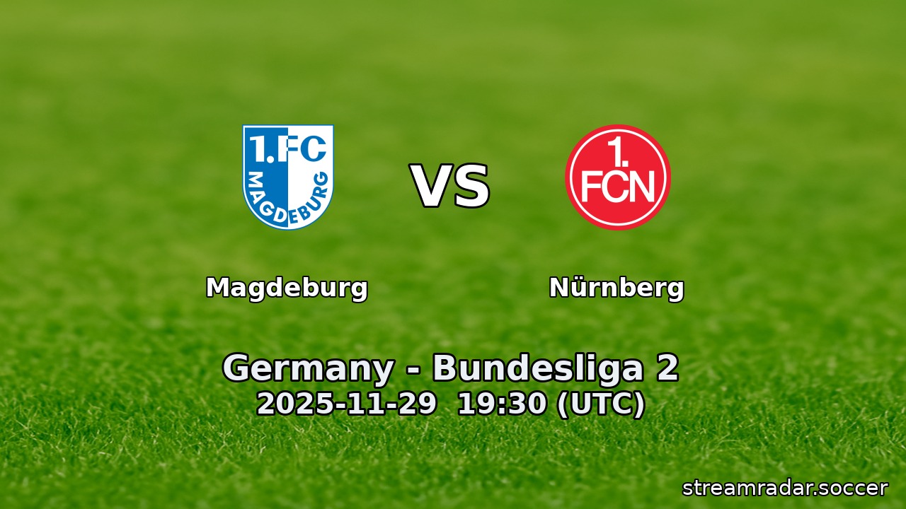 Magdeburg vs Nürnberg