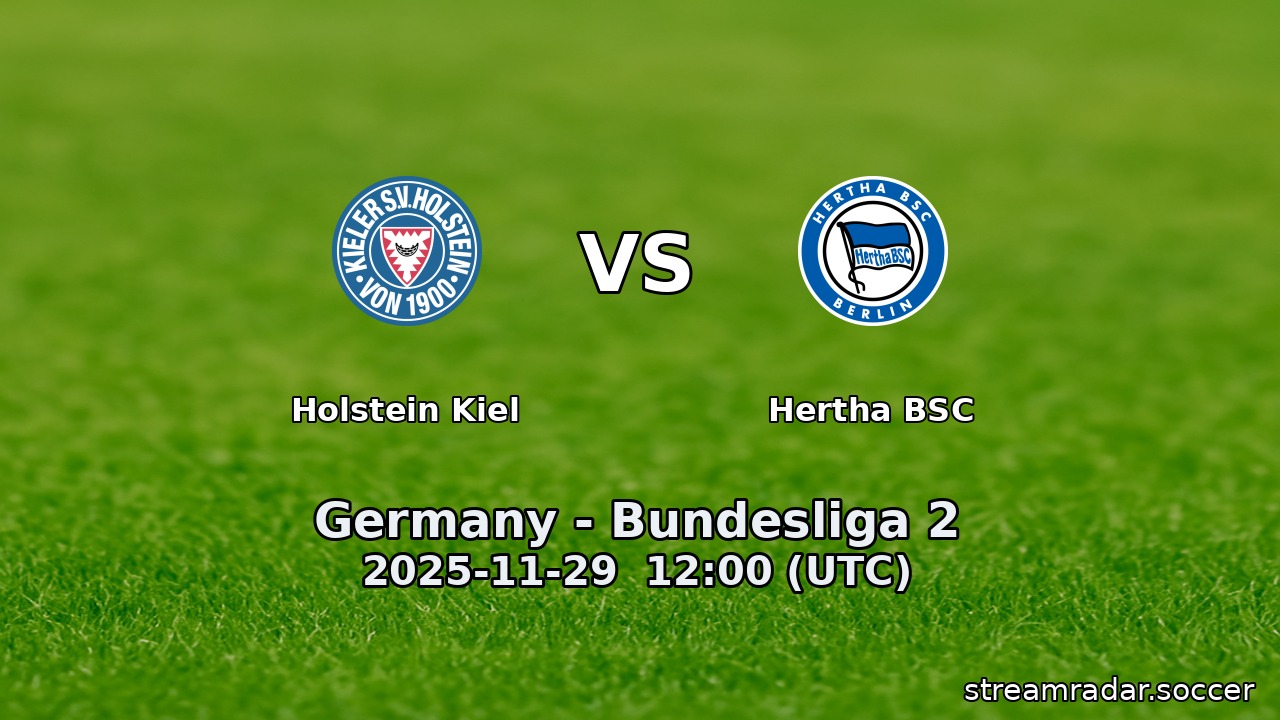 Holstein Kiel vs Hertha BSC