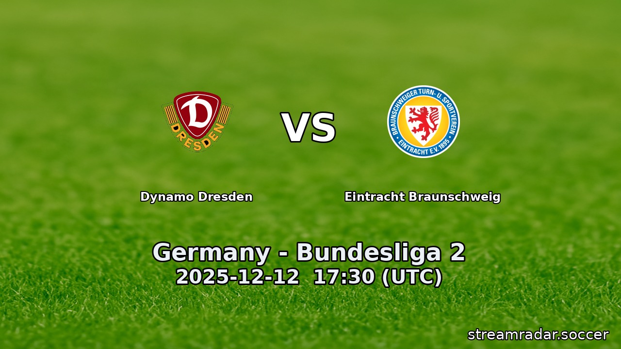 Dynamo Dresden vs Eintracht Braunschweig