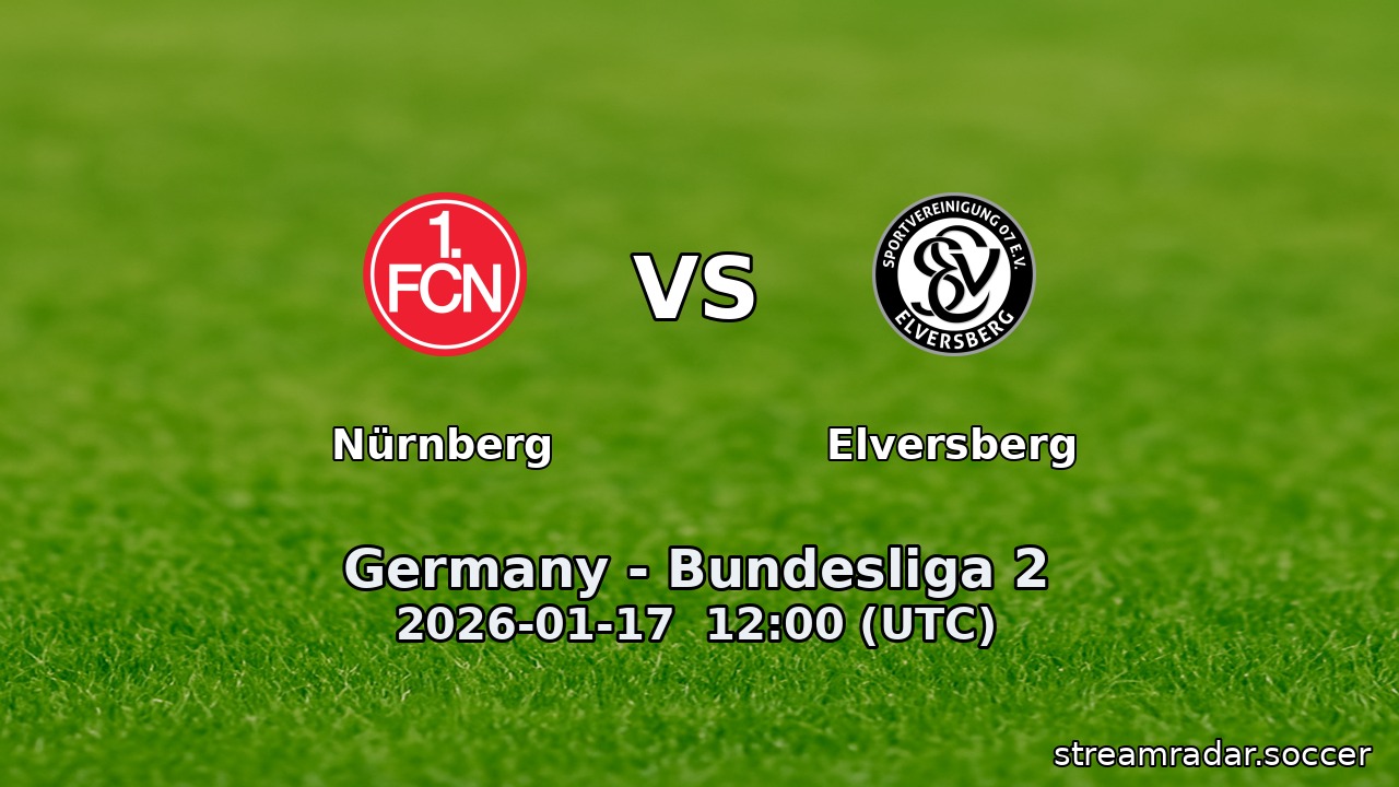 Nürnberg vs Elversberg