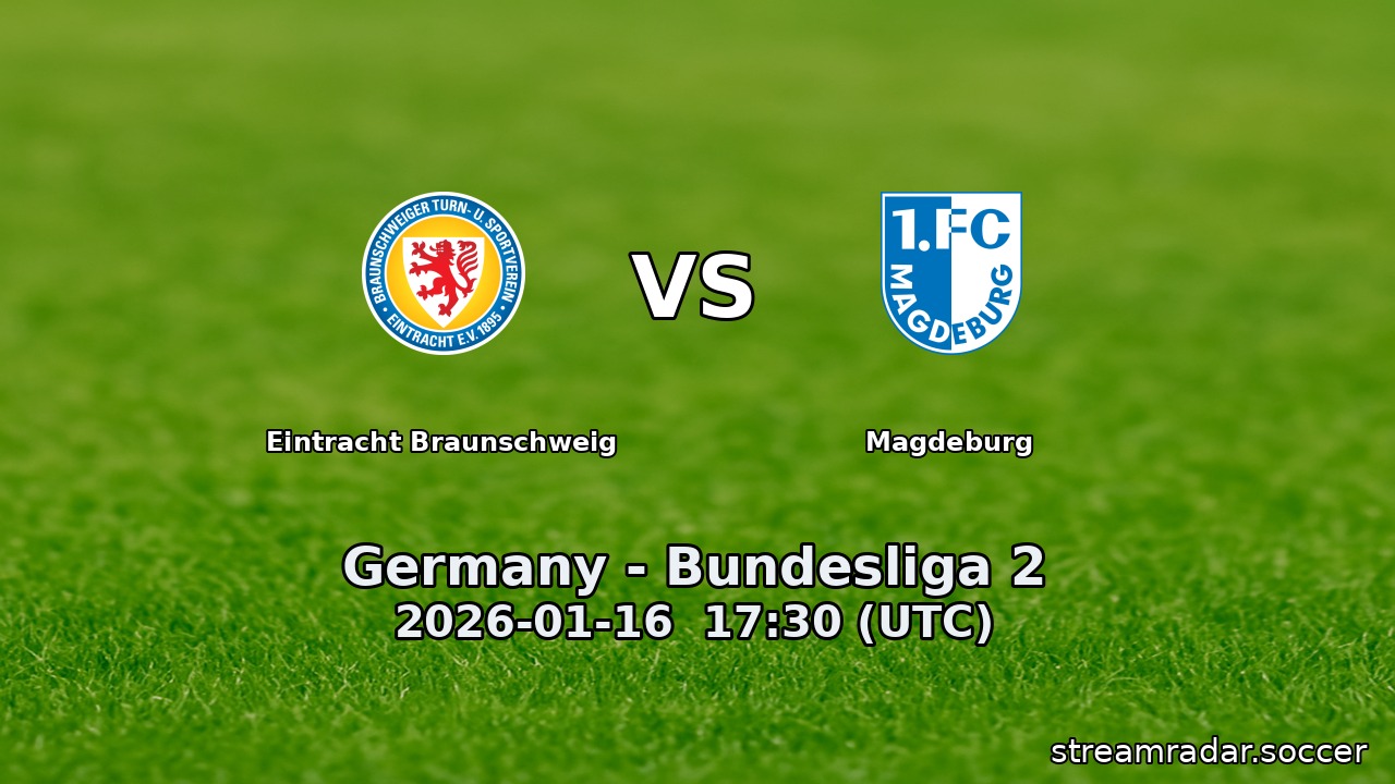 Eintracht Braunschweig vs Magdeburg