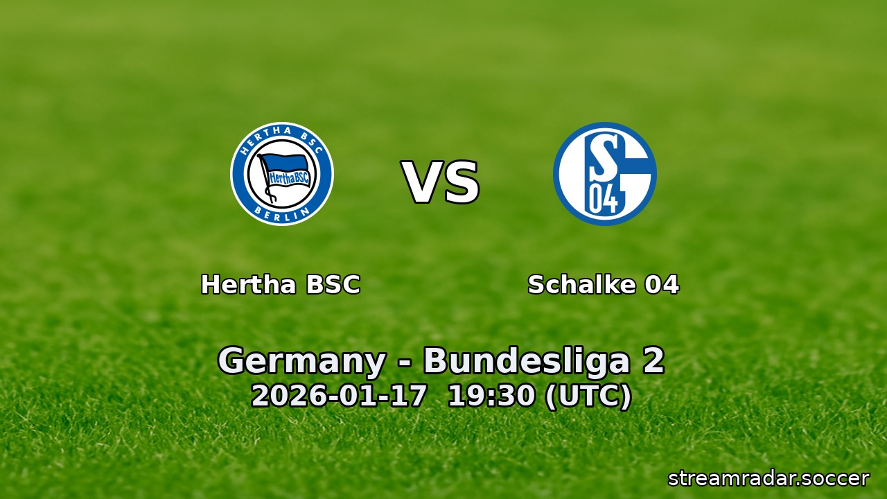 Hertha BSC vs Schalke 04
