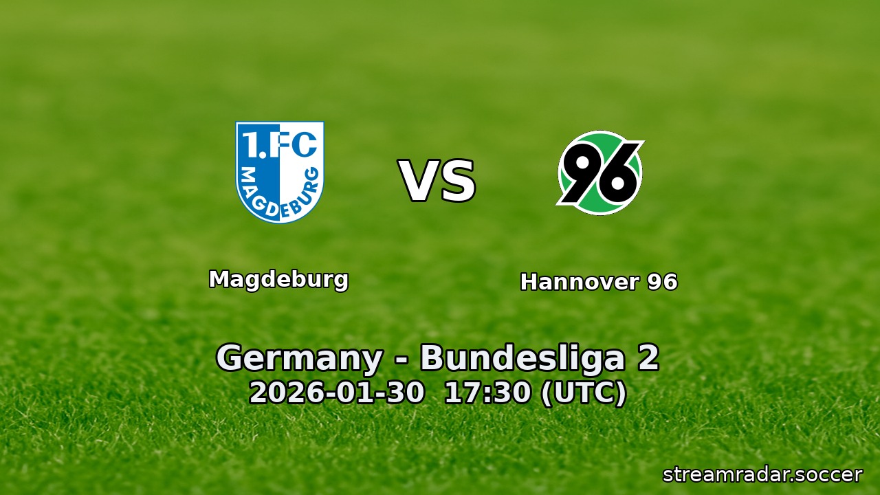 Magdeburg vs Hannover 96