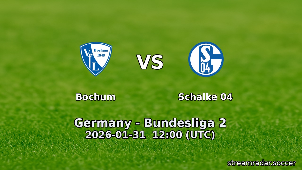Bochum vs Schalke 04