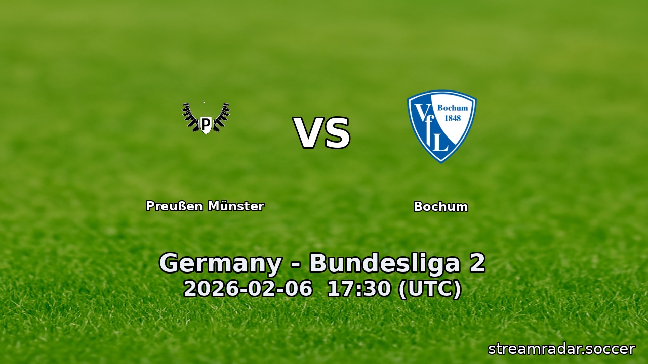 Preußen Münster vs Bochum