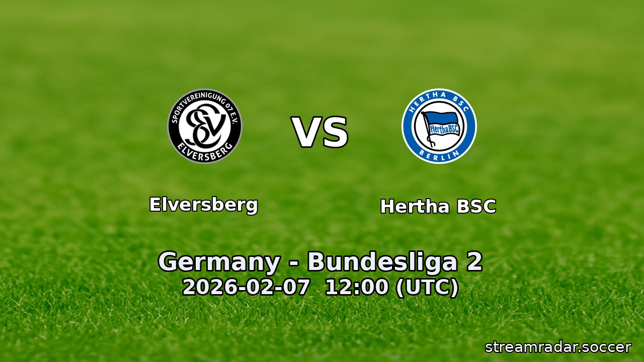 Elversberg vs Hertha BSC