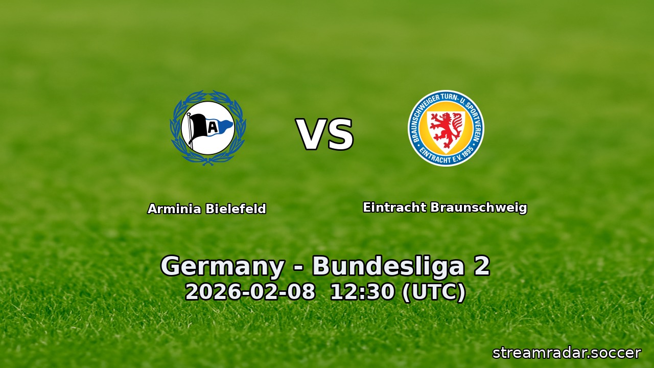 Arminia Bielefeld vs Eintracht Braunschweig
