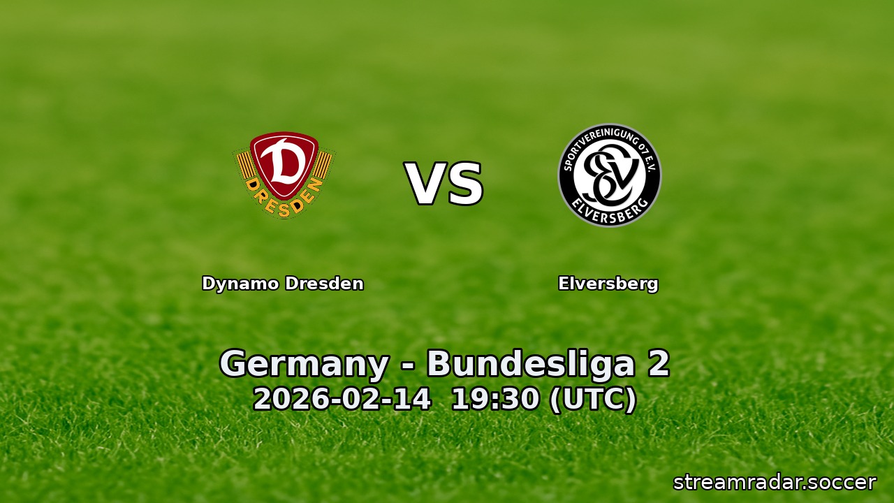 Dynamo Dresden vs Elversberg