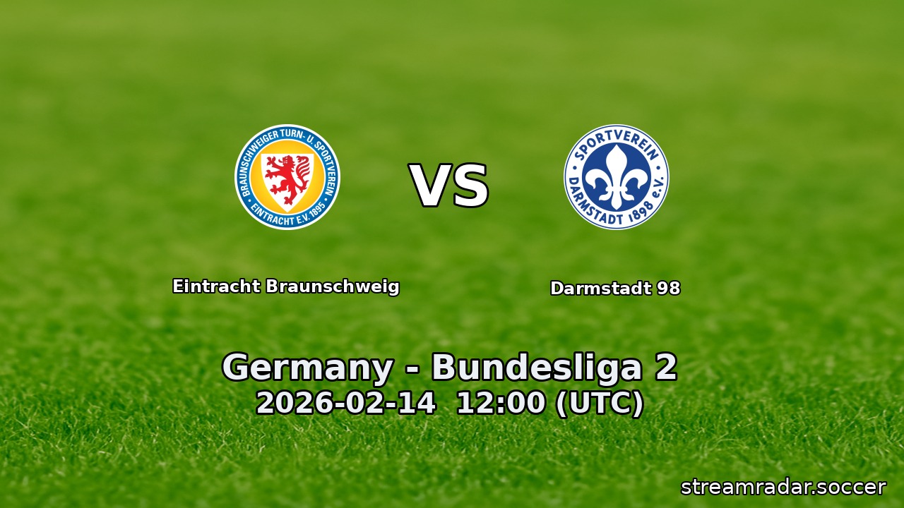 Eintracht Braunschweig vs Darmstadt 98