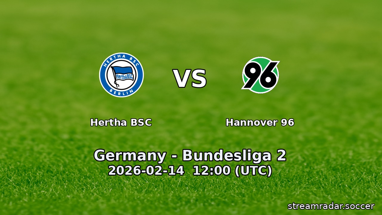 Hertha BSC vs Hannover 96