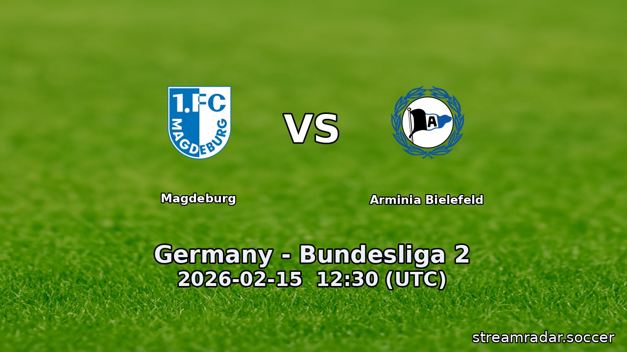 Magdeburg vs Arminia Bielefeld