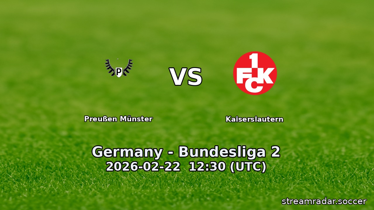 Preußen Münster vs Kaiserslautern