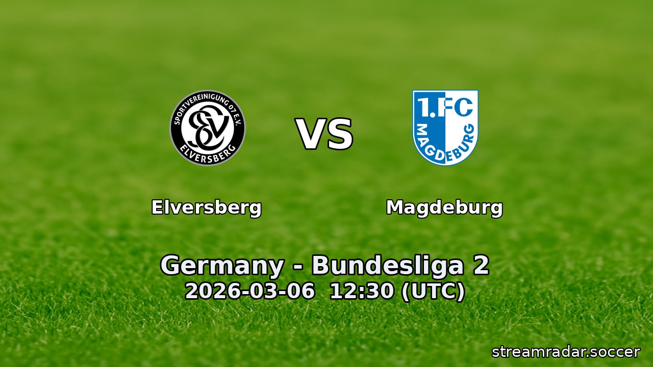 Elversberg vs Magdeburg