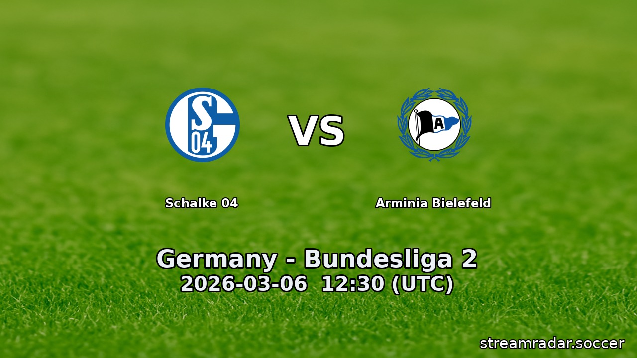 Schalke 04 vs Arminia Bielefeld