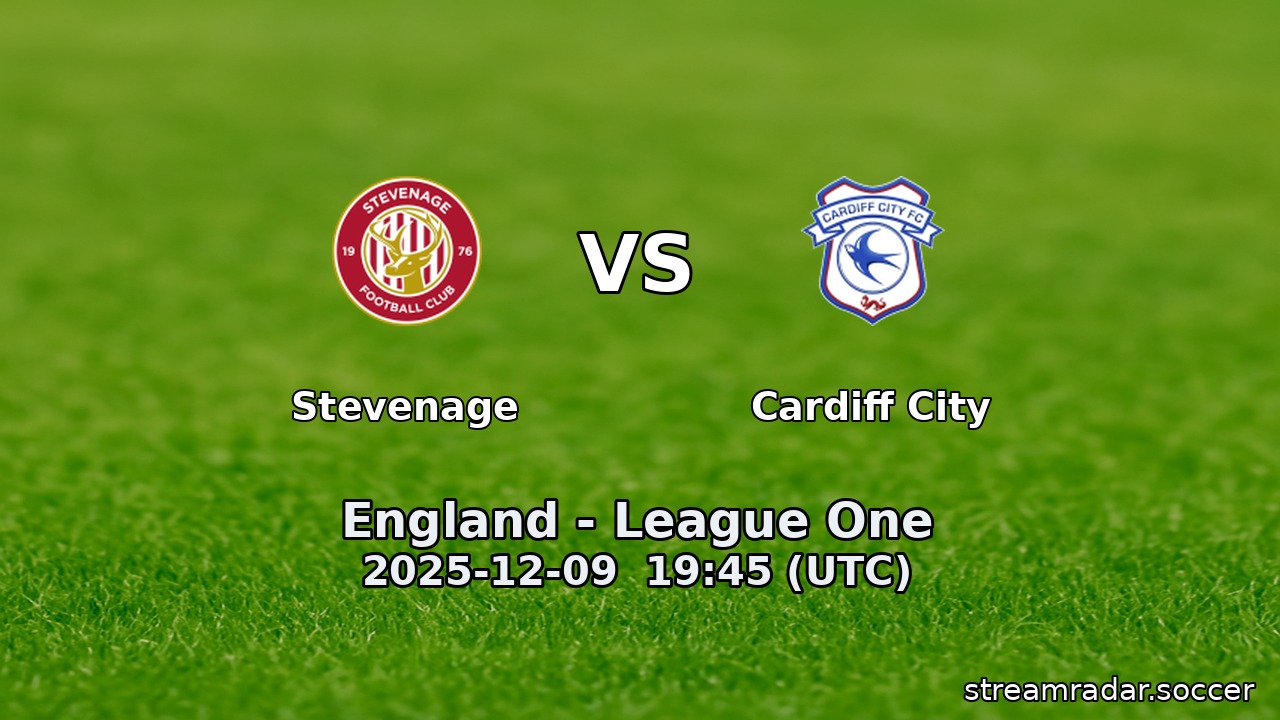 Stevenage vs Cardiff City