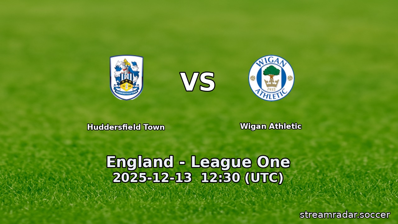 Huddersfield Town vs Wigan Athletic