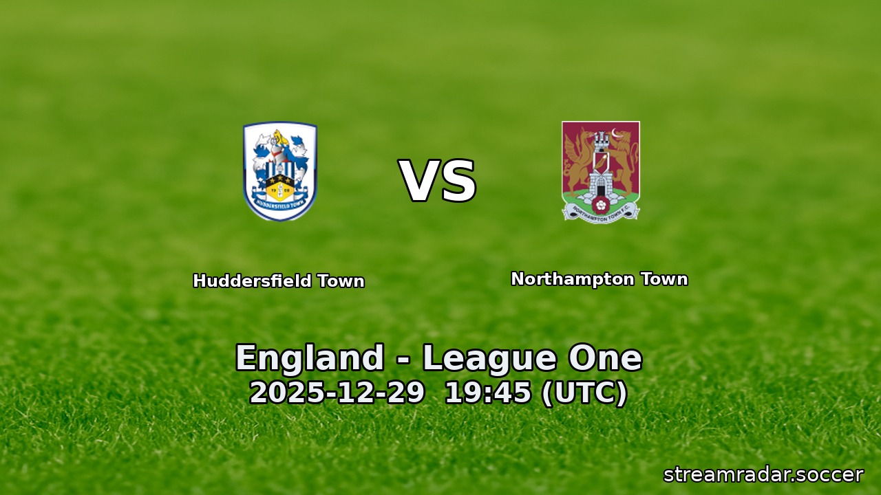 Huddersfield Town vs Northampton Town
