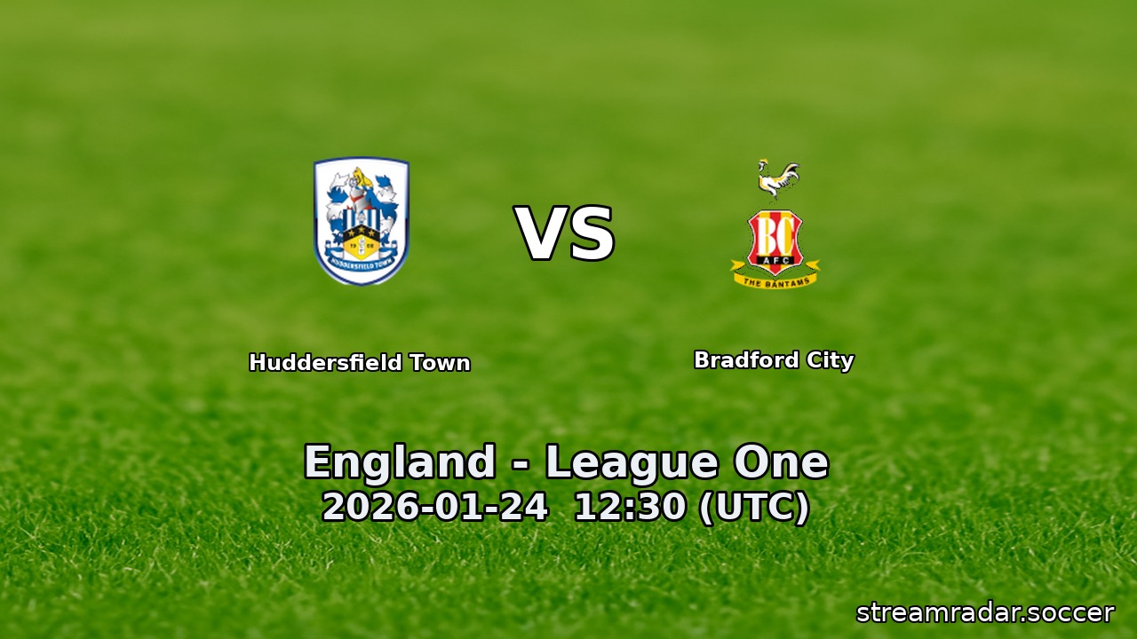 Huddersfield Town vs Bradford City