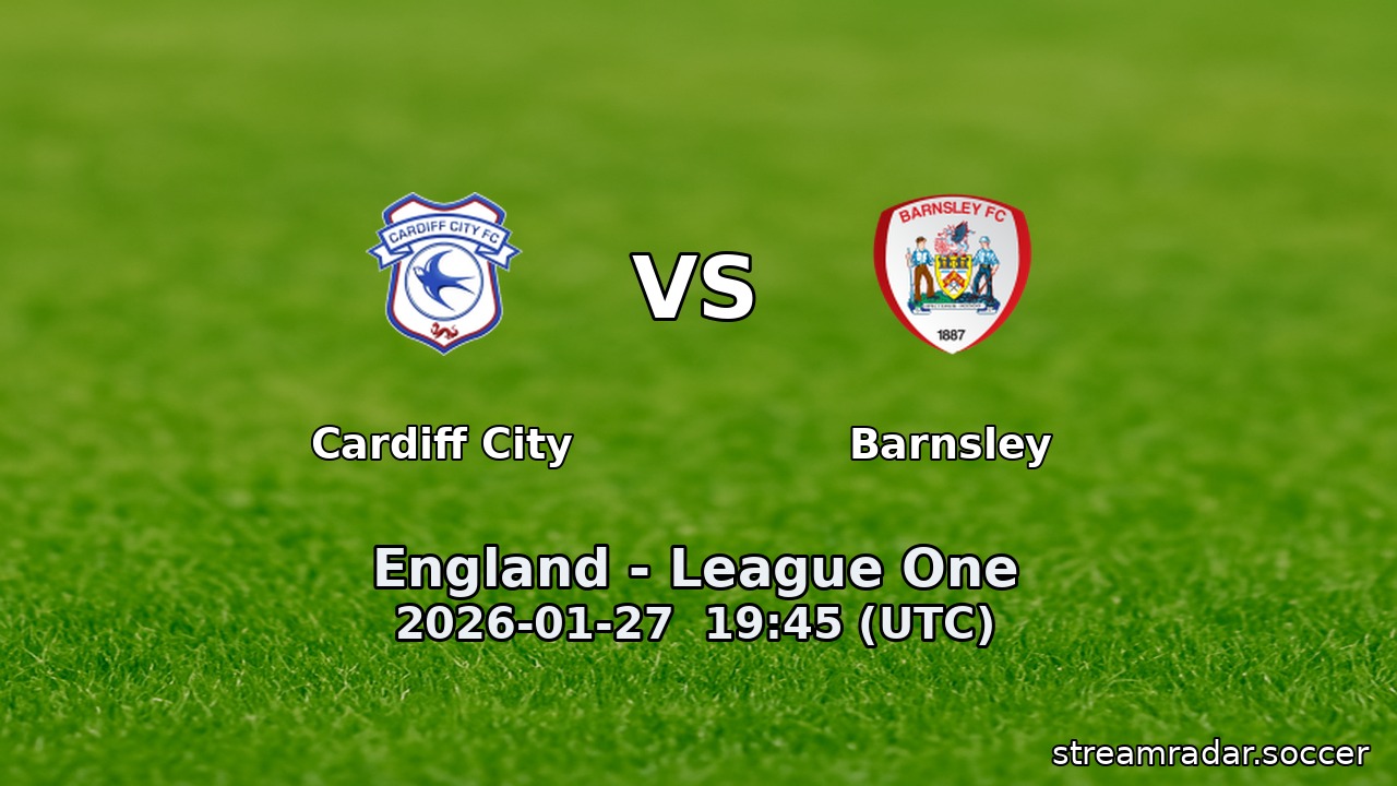 Cardiff City vs Barnsley