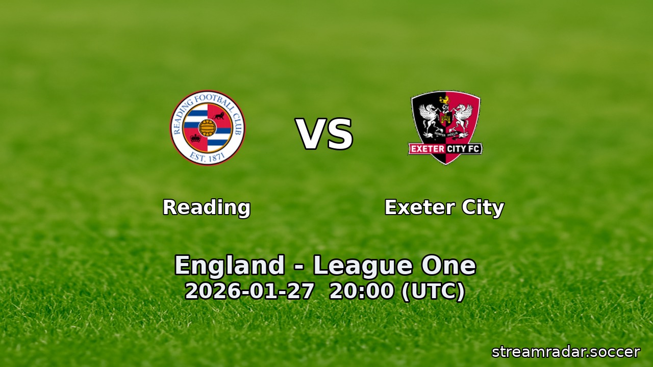 Reading vs Exeter City