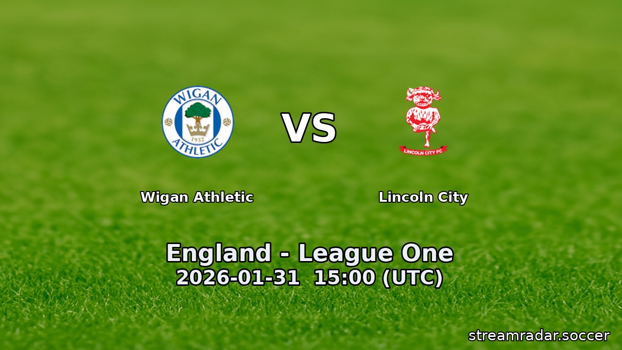 Wigan Athletic vs Lincoln City