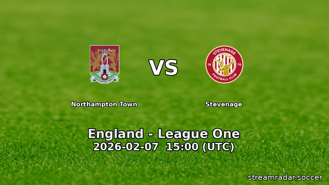 Northampton Town vs Stevenage
